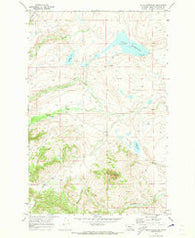 Nilan Reservoir Montana Historical topographic map, 1:24000 scale, 7.5 X 7.5 Minute, Year 1970