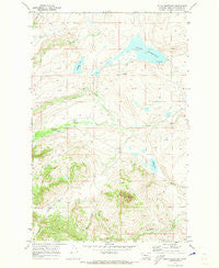 Nilan Reservoir Montana Historical topographic map, 1:24000 scale, 7.5 X 7.5 Minute, Year 1970