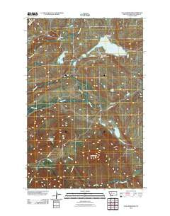 Nilan Reservoir Montana Historical topographic map, 1:24000 scale, 7.5 X 7.5 Minute, Year 2011
