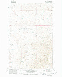 Niles Coulee Montana Historical topographic map, 1:24000 scale, 7.5 X 7.5 Minute, Year 1973