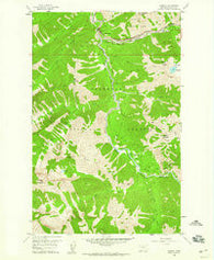 Nimrod Montana Historical topographic map, 1:24000 scale, 7.5 X 7.5 Minute, Year 1958