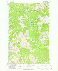 Nimrod Montana Historical topographic map, 1:24000 scale, 7.5 X 7.5 Minute, Year 1958