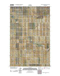 Ninemile Coulee West Montana Historical topographic map, 1:24000 scale, 7.5 X 7.5 Minute, Year 2011