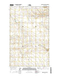 Ninemile Coulee West Montana Current topographic map, 1:24000 scale, 7.5 X 7.5 Minute, Year 2014