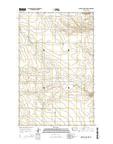 Ninemile Coulee West Montana Current topographic map, 1:24000 scale, 7.5 X 7.5 Minute, Year 2014