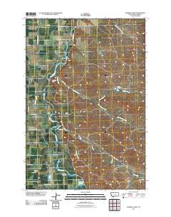 Ninemile Point Montana Historical topographic map, 1:24000 scale, 7.5 X 7.5 Minute, Year 2011