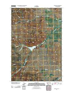 Nirling Hill Montana Historical topographic map, 1:24000 scale, 7.5 X 7.5 Minute, Year 2011