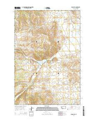 Nirling Hill Montana Current topographic map, 1:24000 scale, 7.5 X 7.5 Minute, Year 2014
