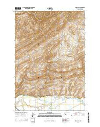 Nixon Gulch Montana Current topographic map, 1:24000 scale, 7.5 X 7.5 Minute, Year 2014