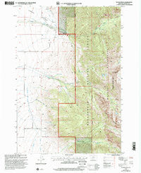 No Man Peak Montana Historical topographic map, 1:24000 scale, 7.5 X 7.5 Minute, Year 1997