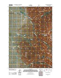 No Man Peak Montana Historical topographic map, 1:24000 scale, 7.5 X 7.5 Minute, Year 2011