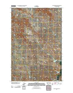 Noble Reservoir Montana Historical topographic map, 1:24000 scale, 7.5 X 7.5 Minute, Year 2011