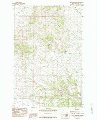 Nolan Reservoir Montana Historical topographic map, 1:24000 scale, 7.5 X 7.5 Minute, Year 1985