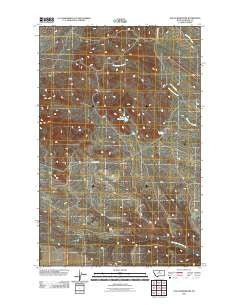 Nolan Reservoir Montana Historical topographic map, 1:24000 scale, 7.5 X 7.5 Minute, Year 2011