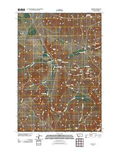 Norris Montana Historical topographic map, 1:24000 scale, 7.5 X 7.5 Minute, Year 2011