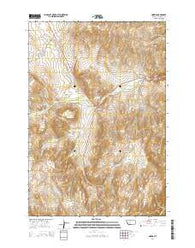 Norris Montana Current topographic map, 1:24000 scale, 7.5 X 7.5 Minute, Year 2014