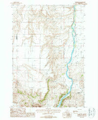 Norris NE Montana Historical topographic map, 1:24000 scale, 7.5 X 7.5 Minute, Year 1987
