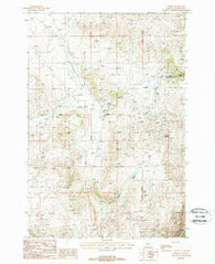 Norris Montana Historical topographic map, 1:24000 scale, 7.5 X 7.5 Minute, Year 1988