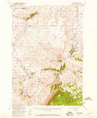 Norris Montana Historical topographic map, 1:62500 scale, 15 X 15 Minute, Year 1949