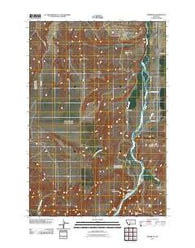 Norris NE Montana Historical topographic map, 1:24000 scale, 7.5 X 7.5 Minute, Year 2011