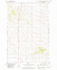 North Fork Crooked Creek East Montana Historical topographic map, 1:24000 scale, 7.5 X 7.5 Minute, Year 1980
