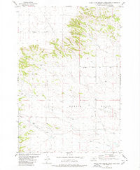 North Fork Crooked Creek West Montana Historical topographic map, 1:24000 scale, 7.5 X 7.5 Minute, Year 1980
