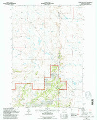 North Slick Creek Montana Historical topographic map, 1:24000 scale, 7.5 X 7.5 Minute, Year 1993