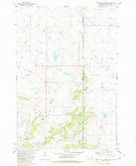 North Slick Creek Montana Historical topographic map, 1:24000 scale, 7.5 X 7.5 Minute, Year 1980