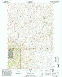 North Stacey School Montana Historical topographic map, 1:24000 scale, 7.5 X 7.5 Minute, Year 1995