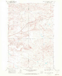 North Telegraph Creek Montana Historical topographic map, 1:24000 scale, 7.5 X 7.5 Minute, Year 1969