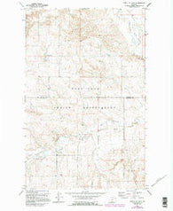 North of Volt Montana Historical topographic map, 1:24000 scale, 7.5 X 7.5 Minute, Year 1973
