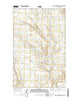 North Chinook Reservoir NE Montana Current topographic map, 1:24000 scale, 7.5 X 7.5 Minute, Year 2014