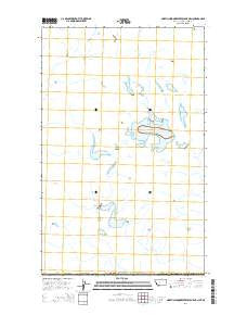 North Chinook Reservoir NE OE N Montana Current topographic map, 1:24000 scale, 7.5 X 7.5 Minute, Year 2014