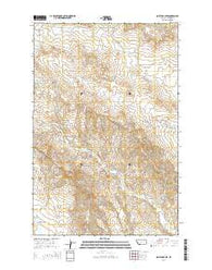 North Coulee Montana Current topographic map, 1:24000 scale, 7.5 X 7.5 Minute, Year 2014