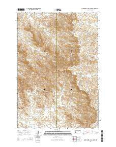 North Fork Alkali Creek Montana Current topographic map, 1:24000 scale, 7.5 X 7.5 Minute, Year 2014