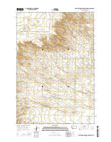 North Fork Crooked Creek West Montana Current topographic map, 1:24000 scale, 7.5 X 7.5 Minute, Year 2014
