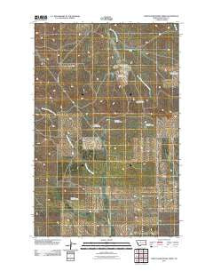 North Fork Horse Creek Montana Historical topographic map, 1:24000 scale, 7.5 X 7.5 Minute, Year 2011