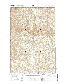 North Fork Horse Creek Montana Current topographic map, 1:24000 scale, 7.5 X 7.5 Minute, Year 2014