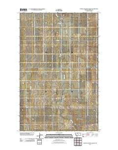 North Lothair School Montana Historical topographic map, 1:24000 scale, 7.5 X 7.5 Minute, Year 2011