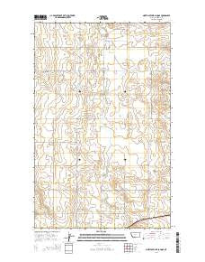 North Lothair School Montana Current topographic map, 1:24000 scale, 7.5 X 7.5 Minute, Year 2014