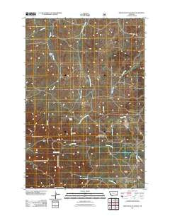 North Stacey School Montana Historical topographic map, 1:24000 scale, 7.5 X 7.5 Minute, Year 2011