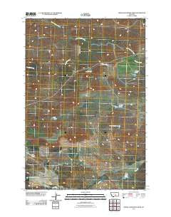 North Telegraph Creek Montana Historical topographic map, 1:24000 scale, 7.5 X 7.5 Minute, Year 2011