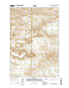 North Telegraph Creek Montana Current topographic map, 1:24000 scale, 7.5 X 7.5 Minute, Year 2014