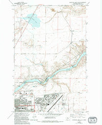 Northeast Great Falls Montana Historical topographic map, 1:24000 scale, 7.5 X 7.5 Minute, Year 1965