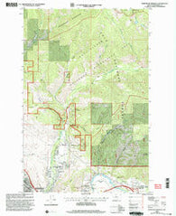 Northeast Missoula Montana Historical topographic map, 1:24000 scale, 7.5 X 7.5 Minute, Year 1999