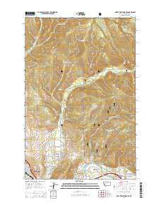 Northeast Missoula Montana Current topographic map, 1:24000 scale, 7.5 X 7.5 Minute, Year 2014