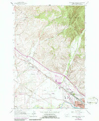Northwest Missoula Montana Historical topographic map, 1:24000 scale, 7.5 X 7.5 Minute, Year 1964