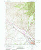 Northwest Missoula Montana Historical topographic map, 1:24000 scale, 7.5 X 7.5 Minute, Year 1964