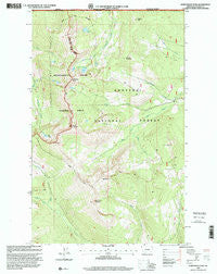 Northwest Peak Montana Historical topographic map, 1:24000 scale, 7.5 X 7.5 Minute, Year 1997