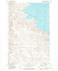 Norville Creek Montana Historical topographic map, 1:24000 scale, 7.5 X 7.5 Minute, Year 1972